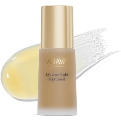 AHAVA Extreme Nachtbehandlung Hals und Truhe Feuchtigkeitscreme, Glättet Haut, Reduziert Falten, Angereichert mit Extreme Komplex, Totes Meer Osmoter, Peptide und Resveratrol, 1 fl.oz AHAVA Extreme Nachtbehandlung Hals und Truhe Feuchtigkeitscreme, Glättet Haut, Reduziert Falten, Angereichert mit Extreme Komplex, Totes Meer Osmoter, Peptide und Resveratrol, 1 fl.oz