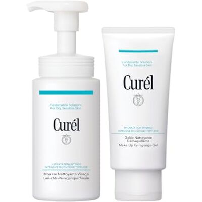 Curel Curél Vorteilsset Intensive Gesichtsreinigung Inhalt: Make-Up Reinigungsgel, 130 g plus Gesichts-Reinigungsschaum, 150 ml Mit Ceramiden Für trockene, empfindliche Haut Curel Curél Vorteilsset Intensive Gesichtsreinigung Inhalt: Make-Up Reinigungsgel, 130 g plus Gesichts-Reinigungsschaum, 150 ml Mit Ceramiden Für trockene, empfindliche Haut