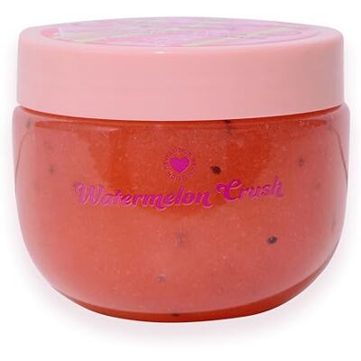 Revolution Beauty London I Heart Revolution Watermelon Crush Zuckerpeeling, Körperpeeling mit Kokosöl & Chiasamen, Vegan, 150g Revolution Beauty London I Heart Revolution Watermelon Crush Zuckerpeeling, Körperpeeling mit Kokosöl & Chiasamen, Vegan, 150g