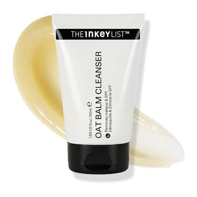 The INKEY List Oat Cleansing Balm 50ml, Neu & Verbessert Make-up- & SPF-Entferner mit 5 % Haferkernöl für Feuchtigkeit und Hautbarriere, für empfindliche Haut The INKEY List Oat Cleansing Balm 50ml, Neu & Verbessert Make-up- & SPF-Entferner mit 5 % Haferkernöl für Feuchtigkeit und Hautbarriere, für empfindliche Haut