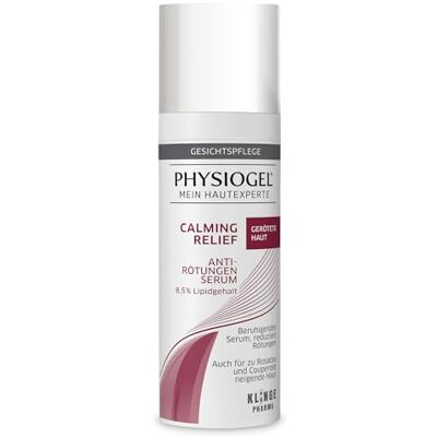 Physiogel Calming Relief Anti-Rötungen Serum beruhigende Gesichtspflege für zu Rosacea und Couperose neigende Haut Anti Rötung Gesichtsserum mit Ceramiden, Glycerin, AHA und Endothelyol 30 ml Physiogel Calming Relief Anti-Rötungen Serum beruhigende Gesichtspflege für zu Rosacea und Couperose neigende Haut Anti Rötung Gesichtsserum mit Ceramiden, Glycerin, AHA und Endothelyol 30 ml