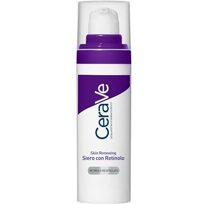 CeraVe Skin Renewing Retinol-Serum, für Haut mit den ersten Anzeichen des Alters, reduziert Falten und feine Linien, mit verkapseltem Retinol, 3 essentiellen Ceramiden und Hyaluronsäure, 30 ml CeraVe Skin Renewing Retinol-Serum, für Haut mit den ersten Anzeichen des Alters, reduziert Falten und feine Linien, mit verkapseltem Retinol, 3 essentiellen Ceramiden und Hyaluronsäure, 30 ml