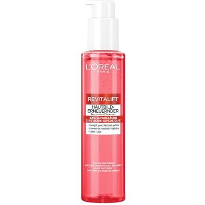 L'Oreal Paris L'Oréal Paris Hautbilderneuerndes Reinigungsgel für Frauen: eine Reinigung für ein geglättetes und sofort erneuertes Hautbild mit 3,5 Prozent Glykolsäure, Revitalift, 1x 150ml L'Oreal Paris L'Oréal Paris Hautbilderneuerndes Reinigungsgel für Frauen: eine Reinigung für ein geglättetes und sofort erneuertes Hautbild mit 3,5 Prozent Glykolsäure, Revitalift, 1x 150ml