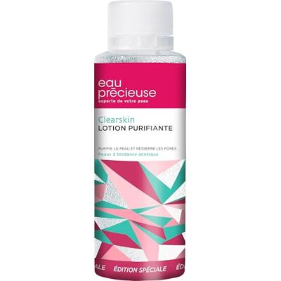 Eau Précieuse Reinigende Lotion Clearskin Special Edition Pflege für zu Akne neigende Haut Dreifache Wirkung: reinigt die Haut strafft die Poren entfernt überschüssiges Talg 375 ml Eau Précieuse Reinigende Lotion Clearskin Special Edition Pflege für zu Akne neigende Haut Dreifache Wirkung: reinigt die Haut strafft die Poren entfernt überschüssiges Talg 375 ml