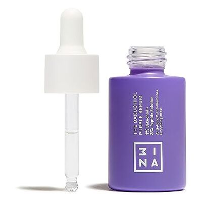 3ina MAKEUP The Purple Bakuchiol Serum Serum Gesicht mit 1% Bakuchiol + 3% Peptidlösung Anti-Aging & Anti-Unreinheiten mit Glättender Wirkung Backuchiol- Vegan Cruelty Free 3ina MAKEUP The Purple Bakuchiol Serum Serum Gesicht mit 1% Bakuchiol + 3% Peptidlösung Anti-Aging & Anti-Unreinheiten mit Glättender Wirkung Backuchiol- Vegan Cruelty Free