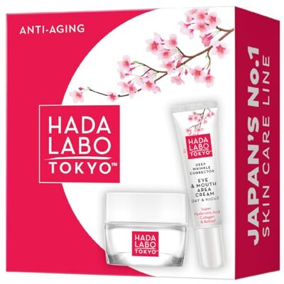 Hada Labo Tokyo Anti-Aging Set: Gesichtscreme & Augencreme Hada Labo Tokyo Anti-Aging Set: Gesichtscreme & Augencreme