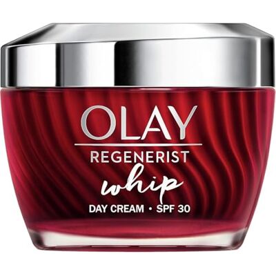 Olay Regenerist Whip Crema Facial De Día Ligera con SPF 30 Y Acabado Mate, Con Vitamina B3 & Niacinamida, Hidrata Durante 24H, 50ml Olay Regenerist Whip Crema Facial De Día Ligera con SPF 30 Y Acabado Mate, Con Vitamina B3 & Niacinamida, Hidrata Durante 24H, 50ml