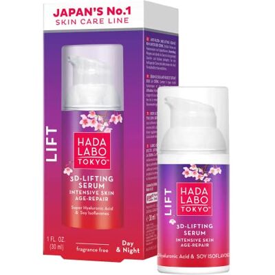 Hada Labo Tokyo Lift Serum 3D Lifting Gesichtsserum für straffere Haut Anti Aging Pflege 30ml Hada Labo Tokyo Lift Serum 3D Lifting Gesichtsserum für straffere Haut Anti Aging Pflege 30ml