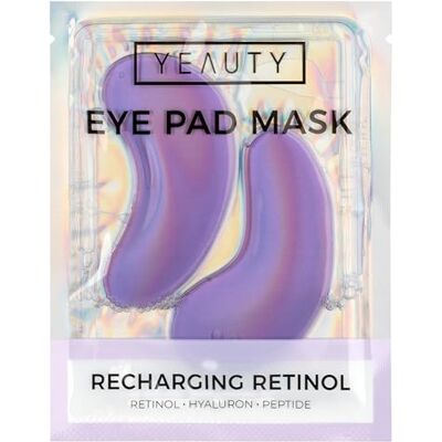 YEAUTY RECHARGING RETINOL EYE PADS superweiche Augenpads mit Anti-Aging-Serum reduziert feine Linien und Fältchen -glättet die Haut der Augenpartie intensive Feuchtigkeit 25 Stück YEAUTY RECHARGING RETINOL EYE PADS superweiche Augenpads mit Anti-Aging-Serum reduziert feine Linien und Fältchen -glättet die Haut der Augenpartie intensive Feuchtigkeit 25 Stück