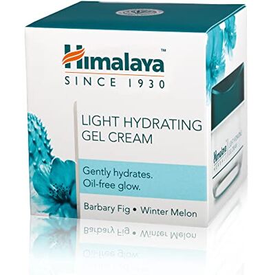 Himalaya Light Hydrating Gel Cream Is Fortified with Barbary Fig and Winter Melon That Moisturize Your Skin Leaving It Hydrated and Supple Best Suited for Oily Skin -50g Himalaya Light Hydrating Gel Cream Is Fortified with Barbary Fig and Winter Melon That Moisturize Your Skin Leaving It Hydrated and Supple Best Suited for Oily Skin -50g