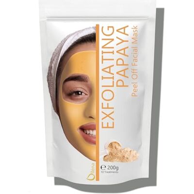 Oïléna Alginate Peel-Off Feuchtigkeitspuder Maske Veganer Mitesserentferner Porenreinigende Peeling-Papaya-Maske Kein Abwaschen Erforderlich 200g + Freie Dosis Oïléna Alginate Peel-Off Feuchtigkeitspuder Maske Veganer Mitesserentferner Porenreinigende Peeling-Papaya-Maske Kein Abwaschen Erforderlich 200g + Freie Dosis