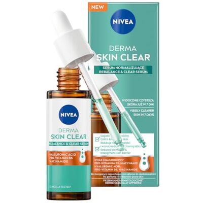 NIVEA Derma Skin Gesichtsserum - Feuchtigkeitsserum für unreine Haut - 30ml NIVEA Derma Skin Gesichtsserum - Feuchtigkeitsserum für unreine Haut - 30ml