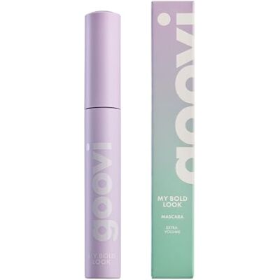 GOOVI My Bold Look Volumising Mascara Kolossales Wimpernvolumen mit langem Halt glänzend schwarzes Finish 12ml GOOVI My Bold Look Volumising Mascara Kolossales Wimpernvolumen mit langem Halt glänzend schwarzes Finish 12ml