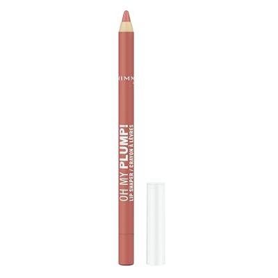 Rimmel London Oh My Plump! Lip Shaper, Lipliner, reich an Peptiden, ultra-cremig, kein Transfer, 1,2 g, 010 Iconic Beige Rimmel London Oh My Plump! Lip Shaper, Lipliner, reich an Peptiden, ultra-cremig, kein Transfer, 1,2 g, 010 Iconic Beige