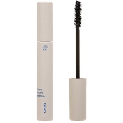 KORRES Drama Volume Mascara Black 01, volumengebende Wimperntusche mit Vulkan-Mineralien, Vitamin- & Peptidkomplex, dramatisches Finish, vegane Formel, schwarz, 10 ml KORRES Drama Volume Mascara Black 01, volumengebende Wimperntusche mit Vulkan-Mineralien, Vitamin- & Peptidkomplex, dramatisches Finish, vegane Formel, schwarz, 10 ml
