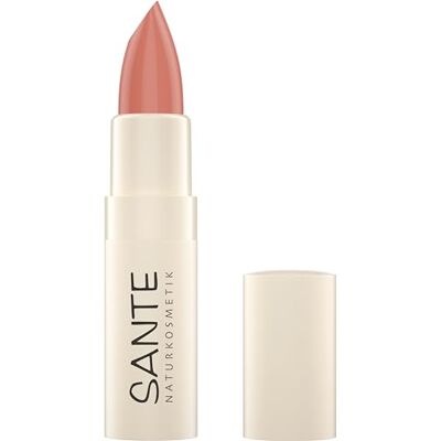 Sante Naturkosmetik Moisture Lipstick 02 Coral Glaze, pflegender Lippenstift mit Hyaluron, Plump Effekt und Sepilift, Lippenpflege für geschmeidige und zart glänzende Lippen in Korallenrosa, 4,5g Sante Naturkosmetik Moisture Lipstick 02 Coral Glaze, pflegender Lippenstift mit Hyaluron, Plump Effekt und Sepilift, Lippenpflege für geschmeidige und zart glänzende Lippen in Korallenrosa, 4,5g