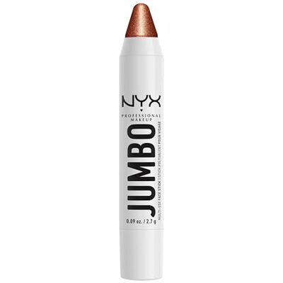 NYX PROFESSIONAL MAKEUP Schimmernder Highlighter Stift für das Gesicht, Für individuelle Looks und intensive Farbe, Highlighter Pen mit pflegenden Ölen, Jumbo Highlighting Stick, Farbe: Flan, 1 Stück NYX PROFESSIONAL MAKEUP Schimmernder Highlighter Stift für das Gesicht, Für individuelle Looks und intensive Farbe, Highlighter Pen mit pflegenden Ölen, Jumbo Highlighting Stick, Farbe: Flan, 1 Stück