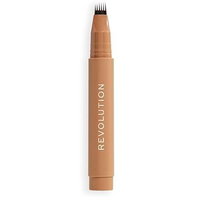 Revolution Beauty London Revolution Instant Brow Hair Pen, Präzisions-Applikator für Haarähnliche Striche, Langanhaltender Augenbrauenstift, Kühles Braun, Tierversuchsfrei & Vegan, 1,8 ml Revolution Beauty London Revolution Instant Brow Hair Pen, Präzisions-Applikator für Haarähnliche Striche, Langanhaltender Augenbrauenstift, Kühles Braun, Tierversuchsfrei & Vegan, 1,8 ml