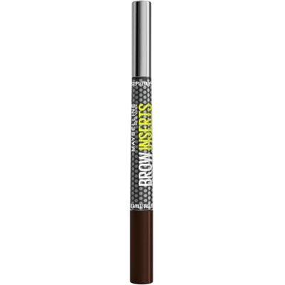 MAYBELLINE New York Brow Inserts 2-in-1 Augenbrauenstift für füllige & definierte Augenbrauen, 3-fach Mikro-Spitze & Faser-Gel mit bis zu 36H Halt, Wasserfest & Wischfest, Black Brown 6, 1 Stk. MAYBELLINE New York Brow Inserts 2-in-1 Augenbrauenstift für füllige & definierte Augenbrauen, 3-fach Mikro-Spitze & Faser-Gel mit bis zu 36H Halt, Wasserfest & Wischfest, Black Brown 6, 1 Stk.