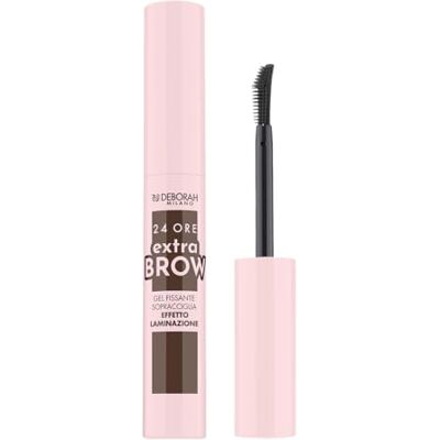 DEBORAH Milano – 24 Stunden Extra Brow Versiegelungsgel, transparent, langer Halt, sofortiger Laminiereffekt, leichte Gel-Textur, schnell trocknend DEBORAH Milano – 24 Stunden Extra Brow Versiegelungsgel, transparent, langer Halt, sofortiger Laminiereffekt, leichte Gel-Textur, schnell trocknend