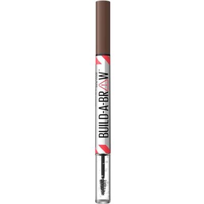 L'Oréal Maybelline New York Build-A-Brow 2-in-1 mit Präzisionsstift und Augenbrauen-Fixiergel, Farbe: 257 Medium Brown L'Oréal Maybelline New York Build-A-Brow 2-in-1 mit Präzisionsstift und Augenbrauen-Fixiergel, Farbe: 257 Medium Brown