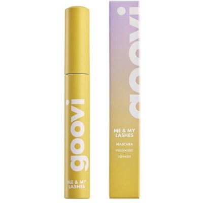 GOOVI Me & My Lashes Mascara natürlich verlängerte Wimpern für den perfekten Push-up-Look schwarz 12ml GOOVI Me & My Lashes Mascara natürlich verlängerte Wimpern für den perfekten Push-up-Look schwarz 12ml
