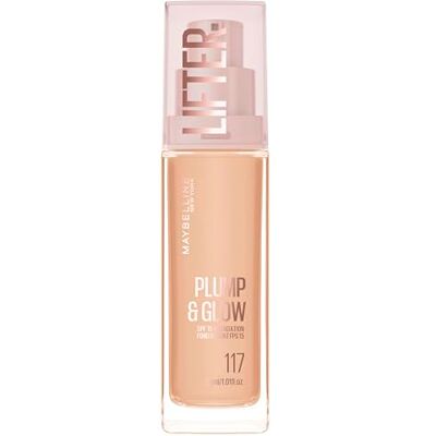 MAYBELLINE New York Lifter Foundation, Flüssiges Make-up für strahlenden Teint mit Hyaluron und Niacinamid, polstert auf & spendet Feuchtigkeit, Nr. 117, 30 ml MAYBELLINE New York Lifter Foundation, Flüssiges Make-up für strahlenden Teint mit Hyaluron und Niacinamid, polstert auf & spendet Feuchtigkeit, Nr. 117, 30 ml