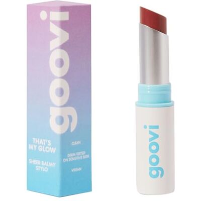 GOOVI That's My Glow Tinted Lip Balm – Getönter, pflegender Lippenbalsam mit Meeresalgenextrakt pflegend & glänzend 2,5g GOOVI That's My Glow Tinted Lip Balm – Getönter, pflegender Lippenbalsam mit Meeresalgenextrakt pflegend & glänzend 2,5g