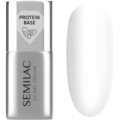 Semilac UV Nagellack Extend Protein Base 7 ml – Transparente UV-Base mit Mandelprotein, für Nagelverlängerung & Stärkung der Nagelplatte Semilac UV Nagellack Extend Protein Base 7 ml – Transparente UV-Base mit Mandelprotein, für Nagelverlängerung & Stärkung der Nagelplatte