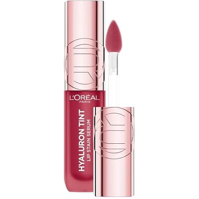 L'Oreal Paris L'Oréal Paris Hyaluron Tint Lip Stain Serum, 12H haltende schwerelose Farbe, Feuchtigkeitsspendend, Lipgloss, Farbe: 490 Berry Jolie, 5 ml L'Oreal Paris L'Oréal Paris Hyaluron Tint Lip Stain Serum, 12H haltende schwerelose Farbe, Feuchtigkeitsspendend, Lipgloss, Farbe: 490 Berry Jolie, 5 ml