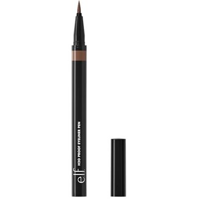 e.l.f. H2O Proof Eyeliner Pen, wasserfester Filz-Eyeliner mit intensiver Farbabgabe für auffällige Looks, vegan und tierversuchsfrei, Deep Brown e.l.f. H2O Proof Eyeliner Pen, wasserfester Filz-Eyeliner mit intensiver Farbabgabe für auffällige Looks, vegan und tierversuchsfrei, Deep Brown