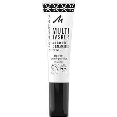 Manhattan Multi-Tasker All Day Grip & Breathable Primer, atmungsaktiver, transparenter Make-up-Primer mit feuchtigkeitsspendenden Eigenschaften, 24 ml Manhattan Multi-Tasker All Day Grip & Breathable Primer, atmungsaktiver, transparenter Make-up-Primer mit feuchtigkeitsspendenden Eigenschaften, 24 ml