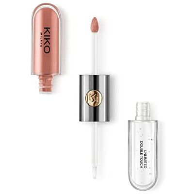 Kiko Milano Unlimited Double Touch 129 Flüssiger Lippenstift, 2 Schritte, glänzendes Finish, bis zu 12 Stunden Halt, Farbbasis, nicht übertragbar Kiko Milano Unlimited Double Touch 129 Flüssiger Lippenstift, 2 Schritte, glänzendes Finish, bis zu 12 Stunden Halt, Farbbasis, nicht übertragbar