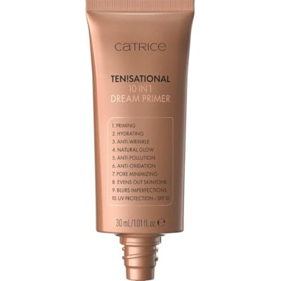 Catrice Cosmetics Catrice Ten!sational 10 in 1 Dream Primer, Nr. 020, Braun, Anti-Aging, feuchtigkeitsspendend, natürlich, vegan, UVA- und UVB-Filter + SPF 15, ohne Parabene, Nanopartikel frei, 1er Pack (30ml) Catrice Cosmetics Catrice Ten!sational 10 in 1 Dream Primer, Nr. 020, Braun, Anti-Aging, feuchtigkeitsspendend, natürlich, vegan, UVA- und UVB-Filter + SPF 15, ohne Parabene, Nanopartikel frei, 1er Pack (30ml)