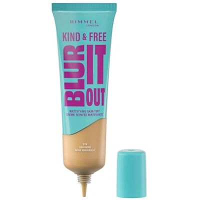 Rimmel London Kind & Free BLUR IT OUT Mattierender Teint, 504 Sun Beige, Ganztägige Glanzkontrolle, leichtes Matt-Finish, 30 ml Rimmel London Kind & Free BLUR IT OUT Mattierender Teint, 504 Sun Beige, Ganztägige Glanzkontrolle, leichtes Matt-Finish, 30 ml