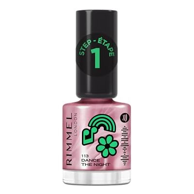 Rimmel London Rimmel Full Volume Collection Super Gel Nagellack, 113 Dance The Night, langanhaltender Nagellack, intensiver Glanz, 12 ml Rimmel London Rimmel Full Volume Collection Super Gel Nagellack, 113 Dance The Night, langanhaltender Nagellack, intensiver Glanz, 12 ml