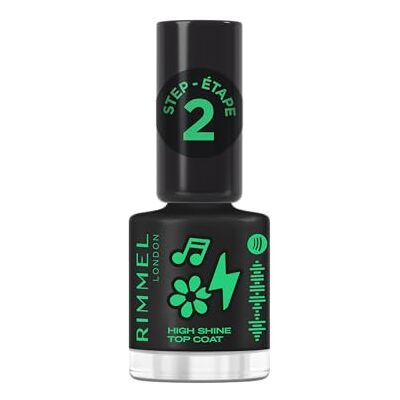 Rimmel London Rimmel Full Volume Collection Super Gel Top Coat, 001 High Shine, Hochglanz-Finish, langanhaltend, 12 ml Rimmel London Rimmel Full Volume Collection Super Gel Top Coat, 001 High Shine, Hochglanz-Finish, langanhaltend, 12 ml