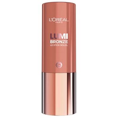 L'Oreal Paris L'Oréal Paris Lumi Bronze Le Stick Soleil, Creme-zu-Puder Bronzer-Stick für einen natürlichen Glow, leicht verblendbar & aufbaubar, Farbe: 100 Sunkissed Rose, 1 Stück L'Oreal Paris L'Oréal Paris Lumi Bronze Le Stick Soleil, Creme-zu-Puder Bronzer-Stick für einen natürlichen Glow, leicht verblendbar & aufbaubar, Farbe: 100 Sunkissed Rose, 1 Stück