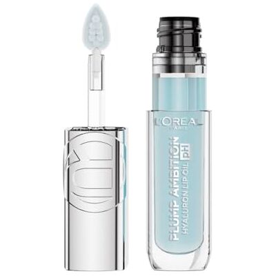 L'Oreal Paris L'Oréal Paris Plump Ambition Lip Oil, pH-reaktives Lippenöl für individuelle Farbe, Lipgloss für Volumen & Glanz, mit Hyaluronsäure & Tripeptiden, 24h Feuchtigkeit, Farbe: 113 Cristal Ice, 1 x 5 ml L'Oreal Paris L'Oréal Paris Plump Ambition Lip Oil, pH-reaktives Lippenöl für individuelle Farbe, Lipgloss für Volumen & Glanz, mit Hyaluronsäure & Tripeptiden, 24h Feuchtigkeit, Farbe: 113 Cristal Ice, 1 x 5 ml