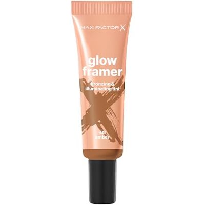 Max Factor Glow Framer, Contouring und Highlight in einem, vereint soften Schimmer mit bronzing Pigmenten, Fb. 40 Amber Max Factor Glow Framer, Contouring und Highlight in einem, vereint soften Schimmer mit bronzing Pigmenten, Fb. 40 Amber
