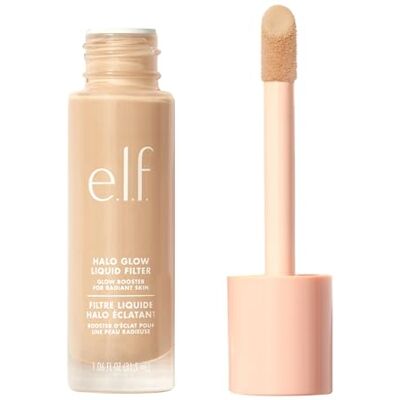e.l.f. Halo Glow Liquid Filter, Teint-Booster für einen strahlenden Weichzeichner-Effekt, mit Hyaluronsäure, vegan und tierversuchsfrei, 00 Fair e.l.f. Halo Glow Liquid Filter, Teint-Booster für einen strahlenden Weichzeichner-Effekt, mit Hyaluronsäure, vegan und tierversuchsfrei, 00 Fair