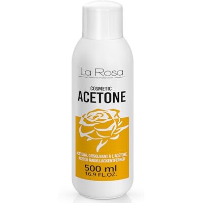 La Rosa Productos Profesionales LaRosa ACETON Nagellackentferner 500ml Entferner für Nagellack, Nail Gel, Acryl, Nagelkleber und Tipps La Rosa Productos Profesionales LaRosa ACETON Nagellackentferner 500ml Entferner für Nagellack, Nail Gel, Acryl, Nagelkleber und Tipps