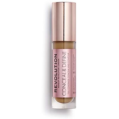 Revolution Beauty London Makeup Revolution, Conceal & Define Grundierung, F12.5, 23ml Revolution Beauty London Makeup Revolution, Conceal & Define Grundierung, F12.5, 23ml