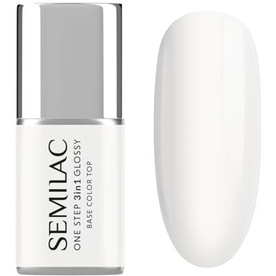 Semilac UV-Nagellack 3in1 One Step Glossy S251 Coconut Cream 7 ml Semilac UV-Nagellack 3in1 One Step Glossy S251 Coconut Cream 7 ml