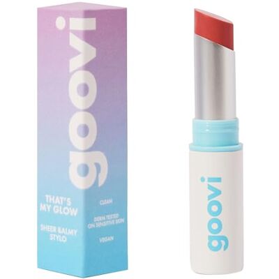 GOOVI That's My Glow Tinted Lip Balm – Getönter, pflegender Lippenbalsam mit Meeresalgenextrakt pflegend & glänzend 2,5g GOOVI That's My Glow Tinted Lip Balm – Getönter, pflegender Lippenbalsam mit Meeresalgenextrakt pflegend & glänzend 2,5g