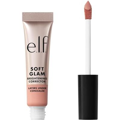 e.l.f. Soft Glam Brightening Corrector, mindert Augenringe und Verfärbungen, spendet Feuchtigkeit und sorgt für ein natürliches Finish, vegan und tierversuchsfrei, Light Pink e.l.f. Soft Glam Brightening Corrector, mindert Augenringe und Verfärbungen, spendet Feuchtigkeit und sorgt für ein natürliches Finish, vegan und tierversuchsfrei, Light Pink