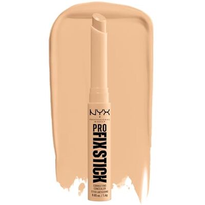 NYX PROFESSIONAL MAKEUP Korrigierender Concealer, Kaschiert Augenringe, Unreinheiten, dunkle Flecken und Verfärbungen ab, Mit Hyaluron, 12 Stunden Halt, Vegane Formel, Pro Fix Stick, Neutral NYX PROFESSIONAL MAKEUP Korrigierender Concealer, Kaschiert Augenringe, Unreinheiten, dunkle Flecken und Verfärbungen ab, Mit Hyaluron, 12 Stunden Halt, Vegane Formel, Pro Fix Stick, Neutral