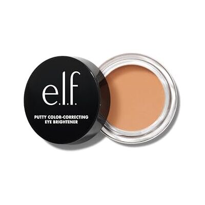 e.l.f. Putty Farbkorrigierender Augenaufheller, Mittlere Deckkraft, Aufhellender & feuchtigkeitsspendender Unteraugen-Farbkorrektor, Vegan & tierversuchsfrei, Light/Medium e.l.f. Putty Farbkorrigierender Augenaufheller, Mittlere Deckkraft, Aufhellender & feuchtigkeitsspendender Unteraugen-Farbkorrektor, Vegan & tierversuchsfrei, Light/Medium