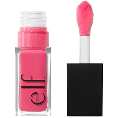 e.l.f. Glow Reviver Plumping Lip Oil, getöntes Lippenöl mit aufpolsternder Wirkung und Hochglanz-Finish, mit Jojobaöl, vegan und tierversuchsfrei, Burst Bubble e.l.f. Glow Reviver Plumping Lip Oil, getöntes Lippenöl mit aufpolsternder Wirkung und Hochglanz-Finish, mit Jojobaöl, vegan und tierversuchsfrei, Burst Bubble