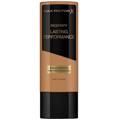 Max Factor Facefinity Lasting Performance Foundation 113 Caramel, 35 ml Max Factor Facefinity Lasting Performance Foundation 113 Caramel, 35 ml